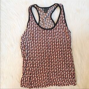 Valerie Bertinelli Patterned Pocket Tank